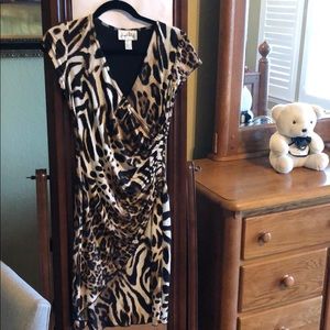 Joseph Ribkoff leopard print dress